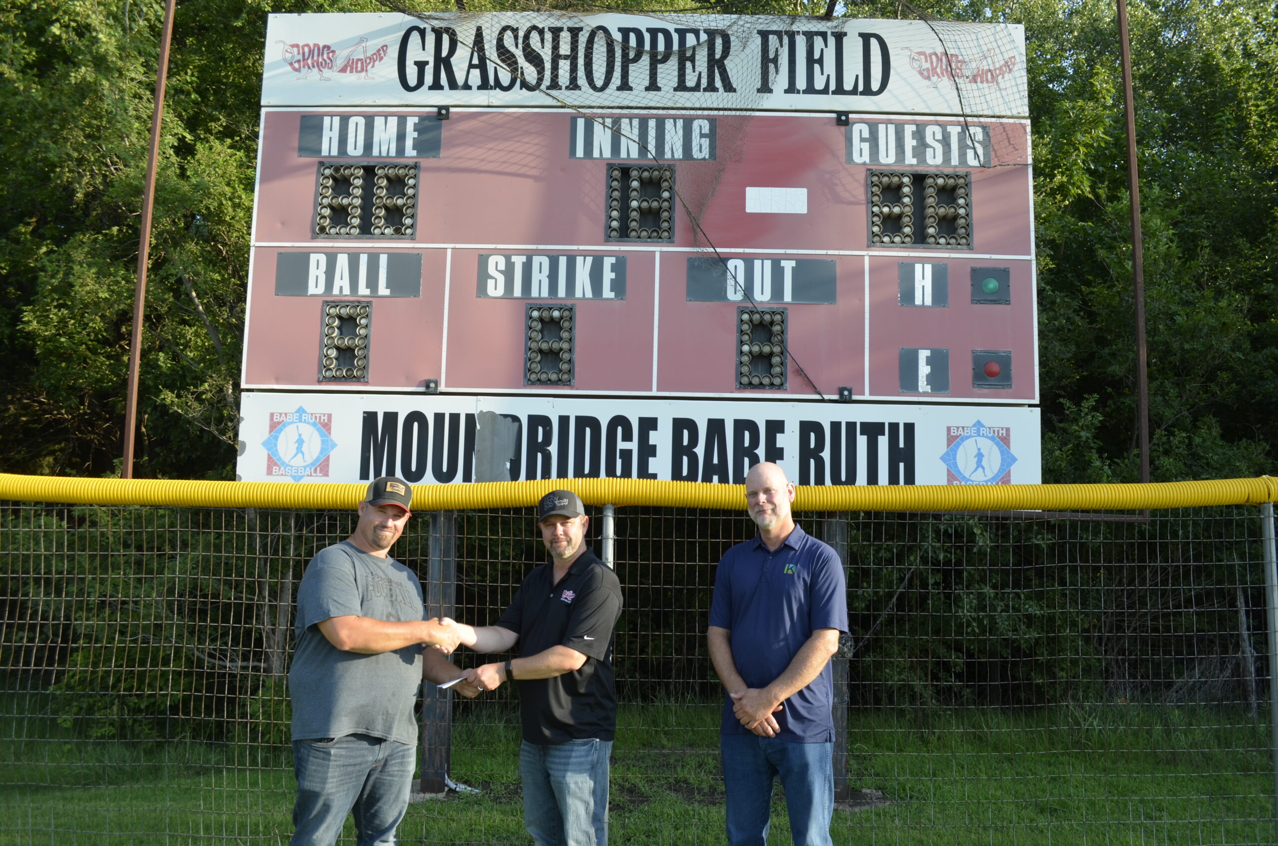 Grasshopper donates money to MRC for new press box